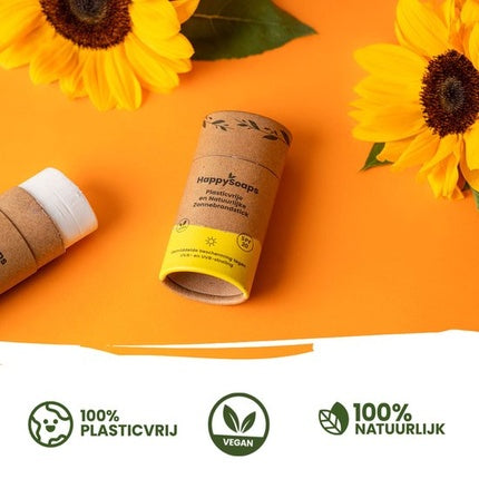 Cremă Protecție Solară Happysoaps SPF 30, Vegan, 50g