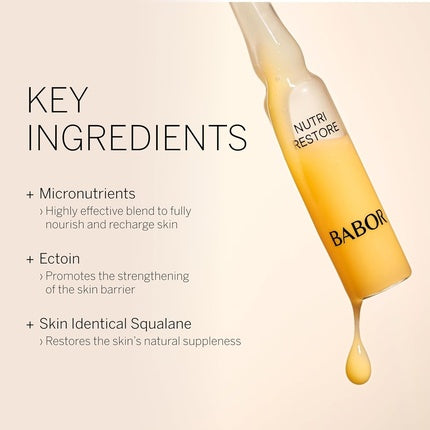 Serum Ampoule Babor Nutri Restore Restorative pentru Față, 50ml