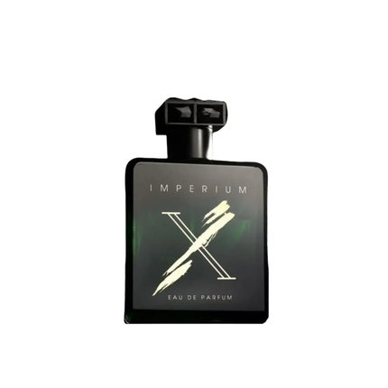 Fragrance World Imperium X EDP, Unisex, 100 ml, sticlă verde închis, capac negru