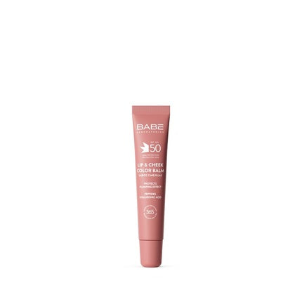 Balm colorat buze și obraji SPF 50, Babe Laboratory, roz