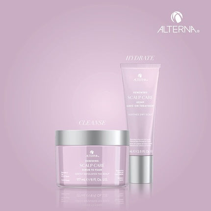 Exfoliant pentru scalp Alterna Haircare, Renewing Scalp Treatment Vegan Scrub, Roz, 331 g