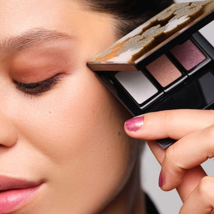 Artdeco Eyeshadow Intense Long-Lasting, model 375 Glam Golden Flame, auriu cu sclipici