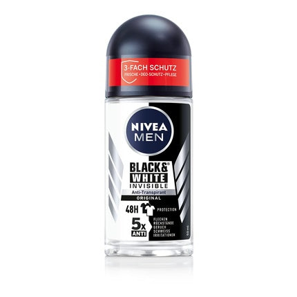 Deodorant Roll-On Nivea Men Black & White 50ml