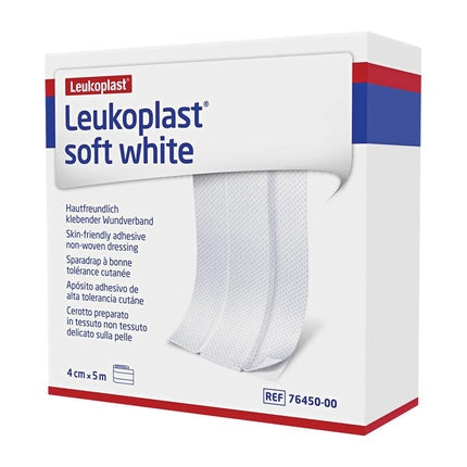 Bandaj adeziv Leukoplast Soft White 5m x 4cm alb