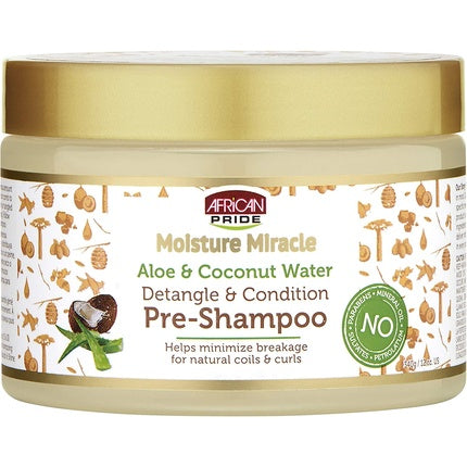 Pre-Shampoo African Pride Moisture Miracle Aloe & Coconut Water 12oz
