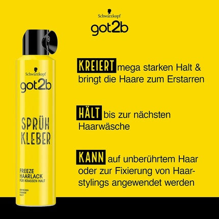Fixativ, Got2b, Freeze, galben