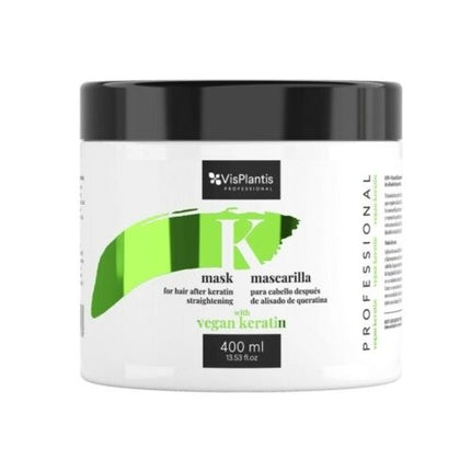 Masca profesională pentru păr cu keratină, Vis Plantis, îngrijire post-straightening, 400 ml