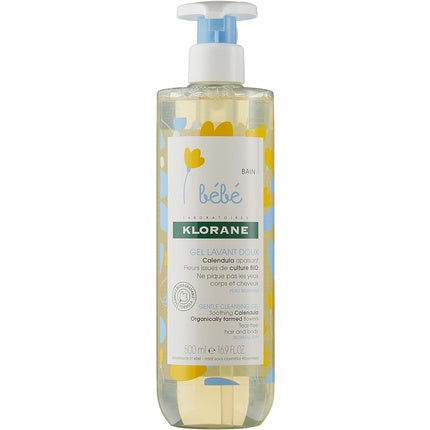 Gel de curățare, Klorane Bebé, Calendula, 500ml