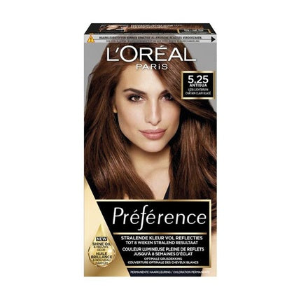Vopsea de păr L'Oréal Paris Préférence 5.25 Maro deschis, 248 g