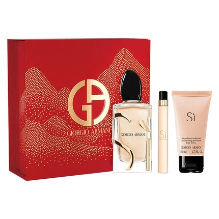 Set Parfum Giorgio Armani Si, 100 ml + 50 ml Loțiune Corp, 10 ml Tester