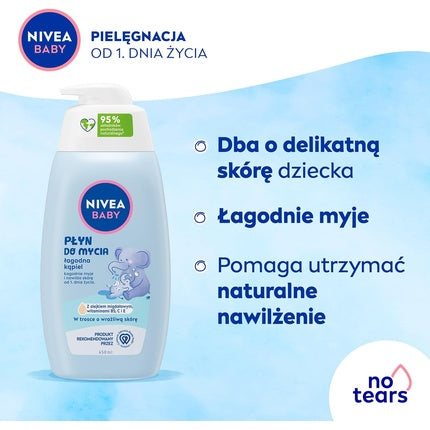 Gel de baie lichid, Nivea Baby, 450ml
