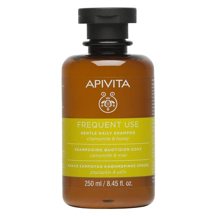Șampon zilnic, Apivita, mușețel și miere, 250ml