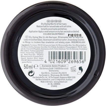 Wax de styling pentru păr, Goldwell Dualsenses Dry Styling Wax, 50ml