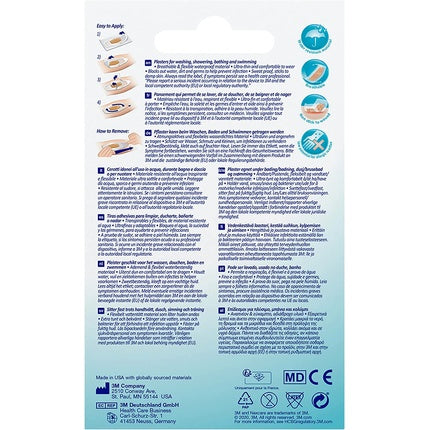 Bandaje adezive Nexcare Aqua Clear Maxi Waterproof, 5 bucăți