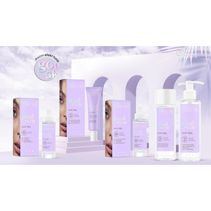 Cremă micro peeling, Bielenda, Good Skin, acid AHA, violet
