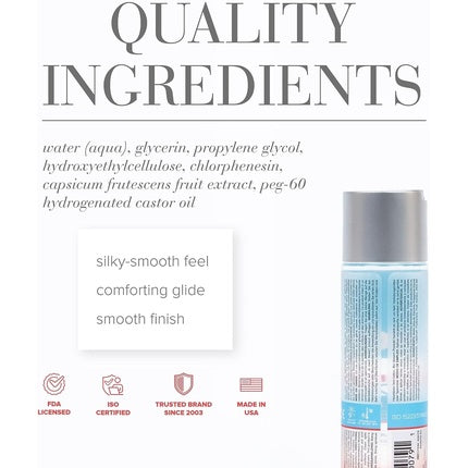 Lubrifiant, System Jo, H2O Warming, 60ml