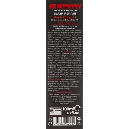 Aftershave, Fonex Gummy, Bump Repair, negru