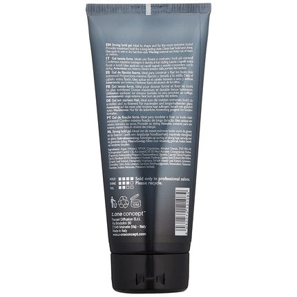 Gel de păr No Inhibition Strong Hold, Negru, 200ml