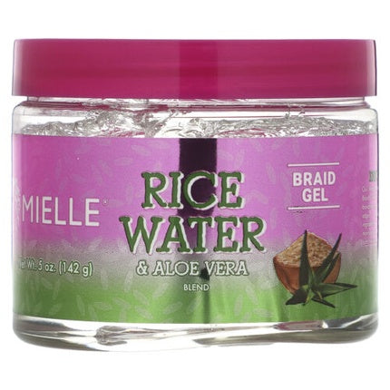 Gel pentru împletituri, Mielle, Rice Water & Aloe Vera, 142g