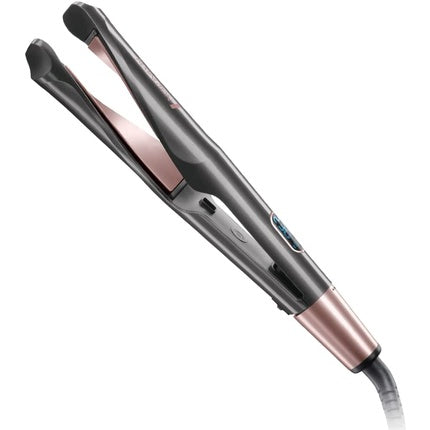 Stilizor de păr Remington S6606 2-in-1, negru cu accente metalice