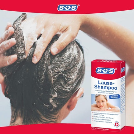 SOS Lice Shampoo - Șampon pentru eliminarea păduchilor, 100ml
