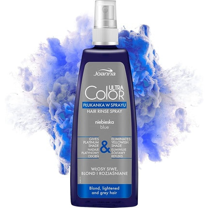 Spray colorant păr, Joanna, 150ml, nuanța platiniu-gri