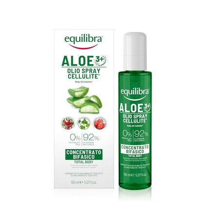 Ulei anticelulitic, Equilibra, concentrat 150ml, Aloe Vera, extract castan