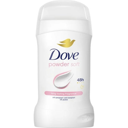Deodorant Stick Dove Powder Soft, alb, 50ml