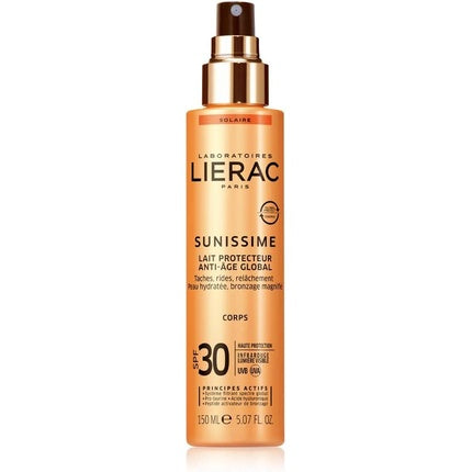 Lait de corp protectiv Lierac Sunissime SPF30 150ml