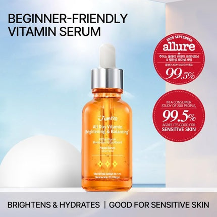 Serum Vitamine Jumiso pentru Față - Luminare și Echilibrare, 30 ml
