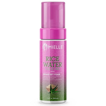 Mousse Mielle Organics Rice Water & Aloe Vera Blend Braid Set Foam