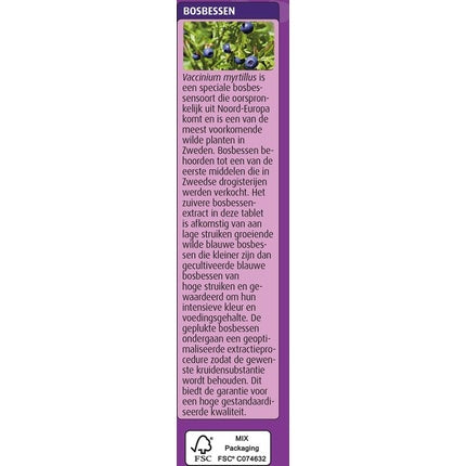 New Nordic Blue Berry Eyebright, Vitamine pentru ochi și creier, 60 tablete