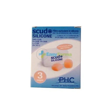 Filtre auriculare din silicon Pasquali Healthcare Scudo, set 3 perechi