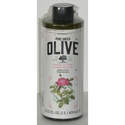 Gel de duș, Korres, Pure Greek, trandafir catifelat