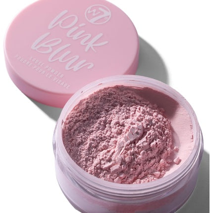 W7 Pink Blur Loose Setting Powder, Roz, 50 g