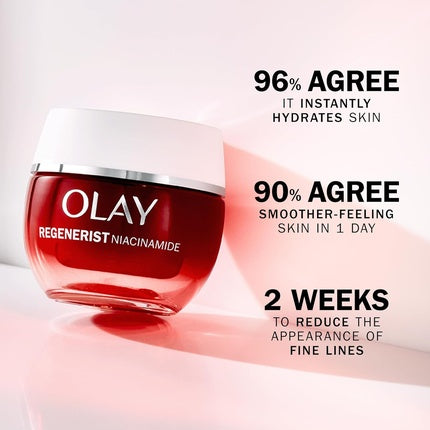 Cremă de zi, Olay, Regenerist Niacinamide, roșu, 50ml