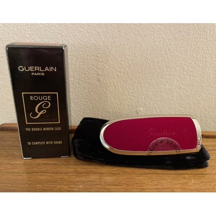 Guerlain Rouge G Royal Burgundy Velvet Lipstick Case