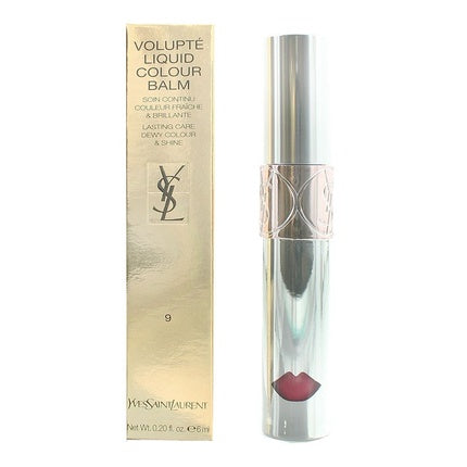 Balsam lichid pentru buze Yves Saint Laurent Volupte 09 Strip Me Fuchsia, 6ml