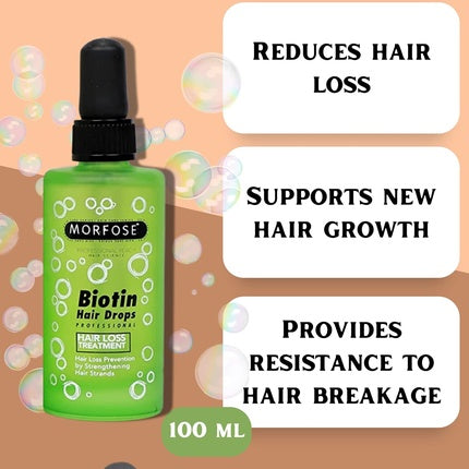 Ser Biotin, Morfose, 100ml, verde