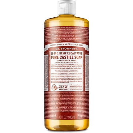 Săpun lichid Dr. Bronner's Pure-Castile Eucalyptus 32oz, 1000ml