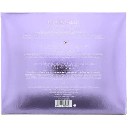 Set Cadou Parfum Ariana Grande, 100ml EDP + Body Lotion 100ml + Gel de Dus 100ml, Culoare Roz