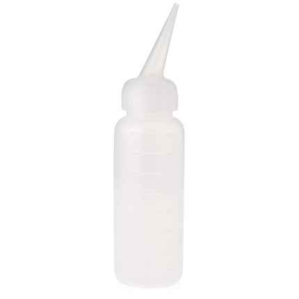 Sticlă aplicator vopsea păr, Color Charm, model lichid, capacitate 32 ml