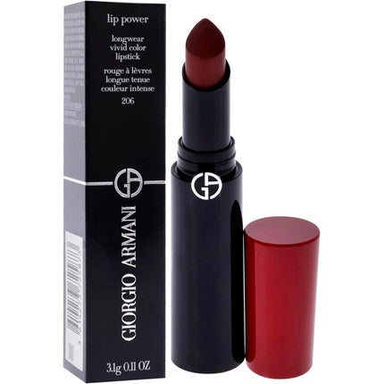 Giorgio Armani Lip Power 206, culoare roșu intens