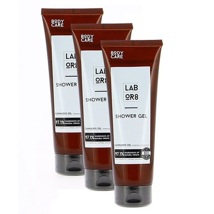 Gel de Duș LABOR8 cu Ulei de Cânepă, 250ml