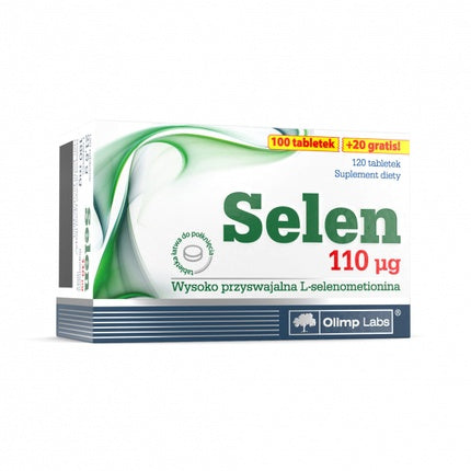 Supliment Dietar Olimp Labs Selenium 110 µg L-selenometionină 120 Tablete