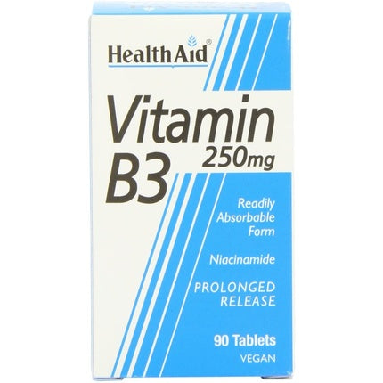 Vitamina B3, HealthAid, 250mg, 90 tablete
