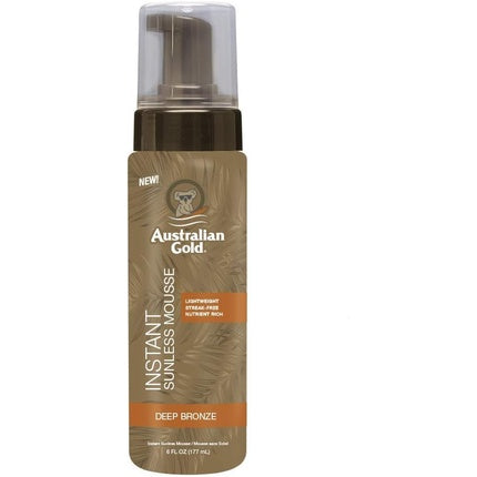 Autobronzant spumă, Australian Gold, Instant Sunless, 177ml