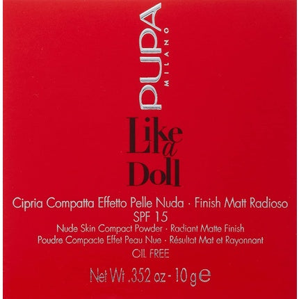 Pudră compactă, Pupa, Like A Doll, Natural Beige