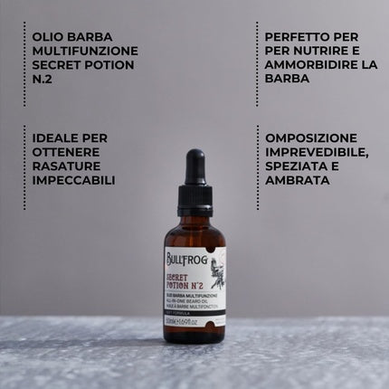 Ulei barbă, Bullfrog, Secret Potion No.2, 50ml