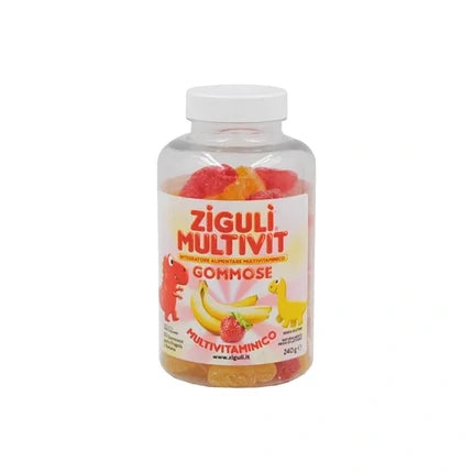 Supliment alimentar gume multivitamine, Falqui Ziguli Multivit Gommose, 60 bucăți